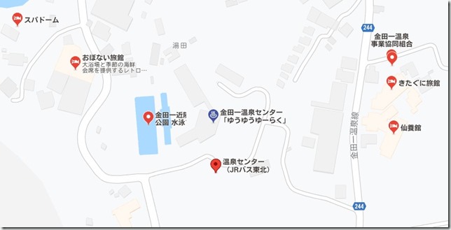 金田一温泉マップ