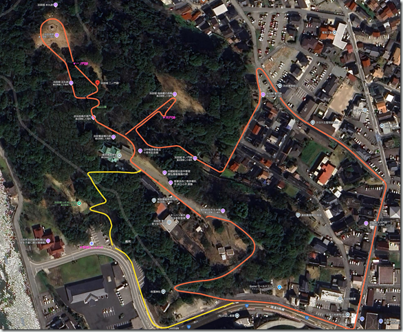 浜田城GoogleMap 浜田城GoogleMap